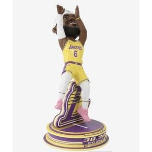LeBron James LA Lakers All Time Scoring Record Breaking Shot Bobblehead #62/623